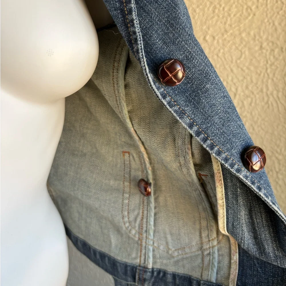 Gap blue denim blazer Size 4 - Picture 8 of 8